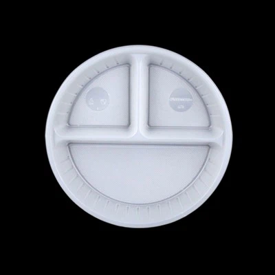 3コンパートメント使い捨てプレート